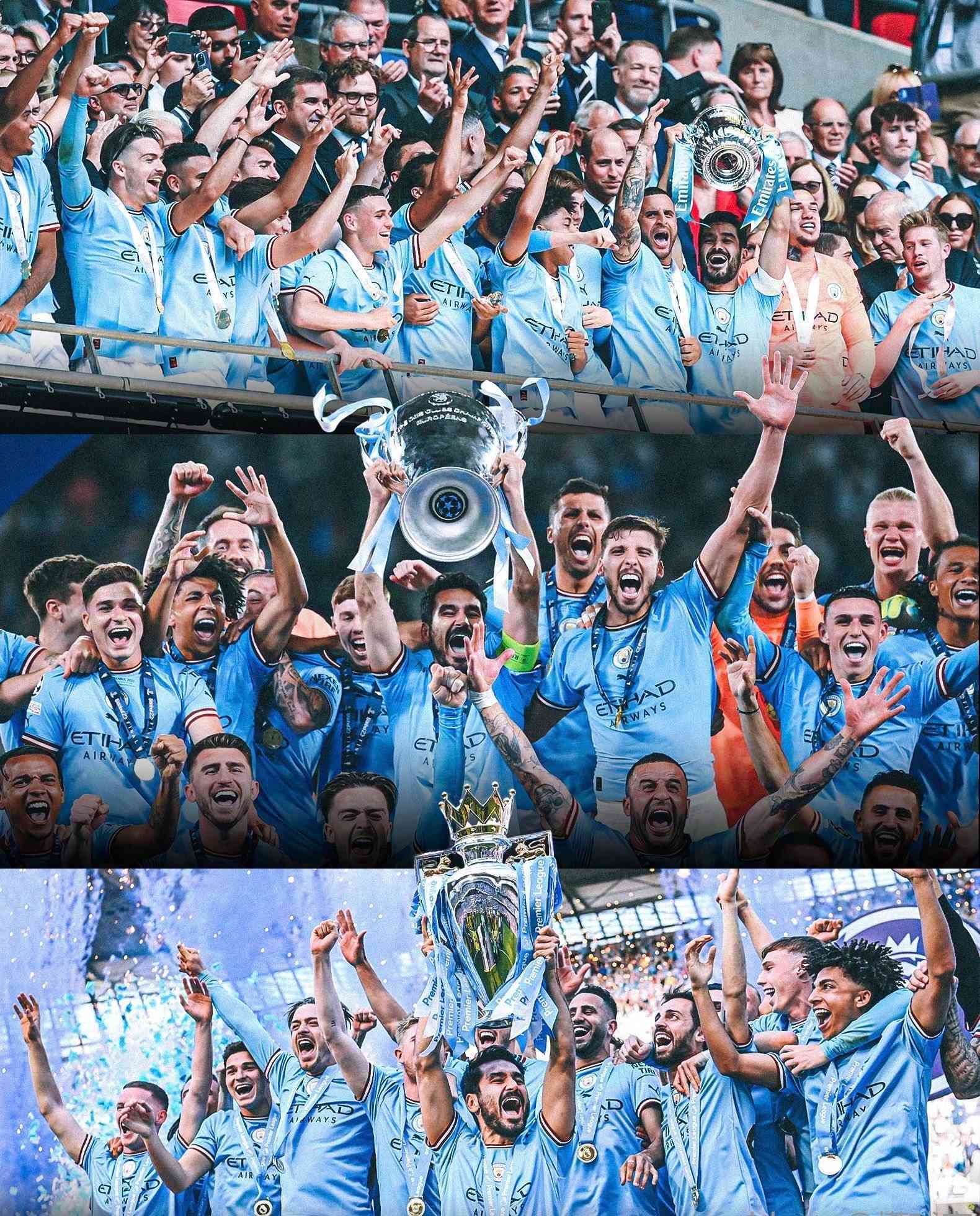 关于曼城取胜，英格兰超级联赛卫冕冠军形势乐观的信息